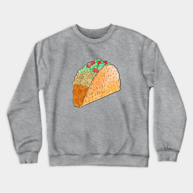 Taco Party Crewneck Sweatshirt by Sasha Banana 